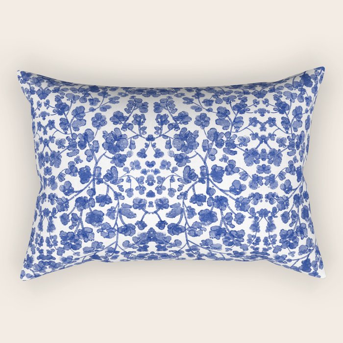 Chinoiserie Lady Rectangular Pillow Gallery Image 1