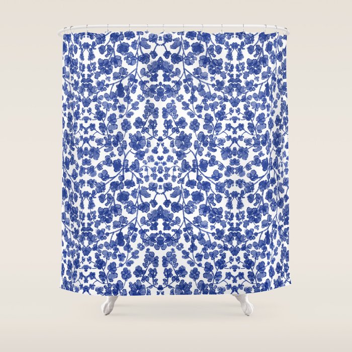 Chinoiserie Lady Shower Curtain Gallery Image 1