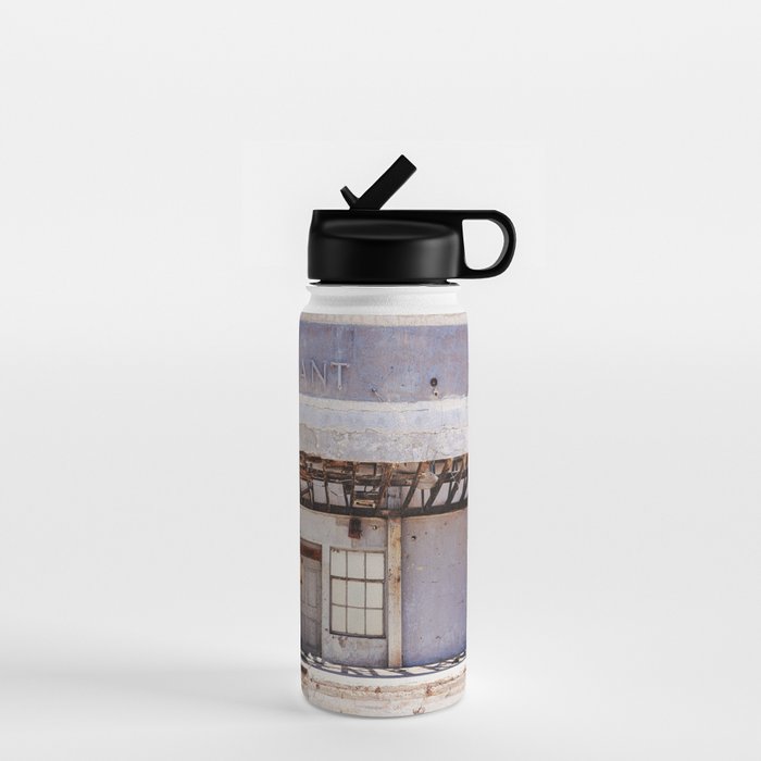Marfa Texas Ice Plant Abandoned Building Photography Water Bottle Gallery Image 1