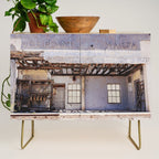 Marfa Texas Ice Plant Abandoned Building Photography Credenza Gallery Image 1