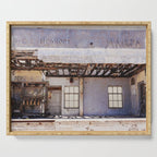 Marfa Texas Ice Plant Abandoned Building Photography Serving Tray Gallery Image 1