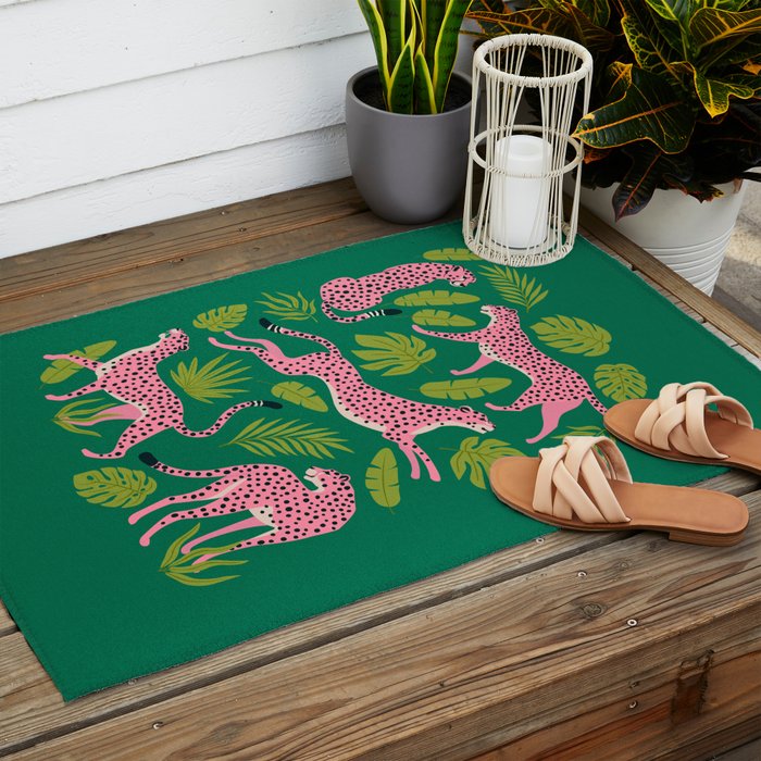 The Stare: Pop Tropical Edition Outdoor Rug Gallery Image 2