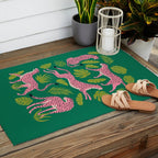 The Stare: Pop Tropical Edition Outdoor Rug Gallery Image 2