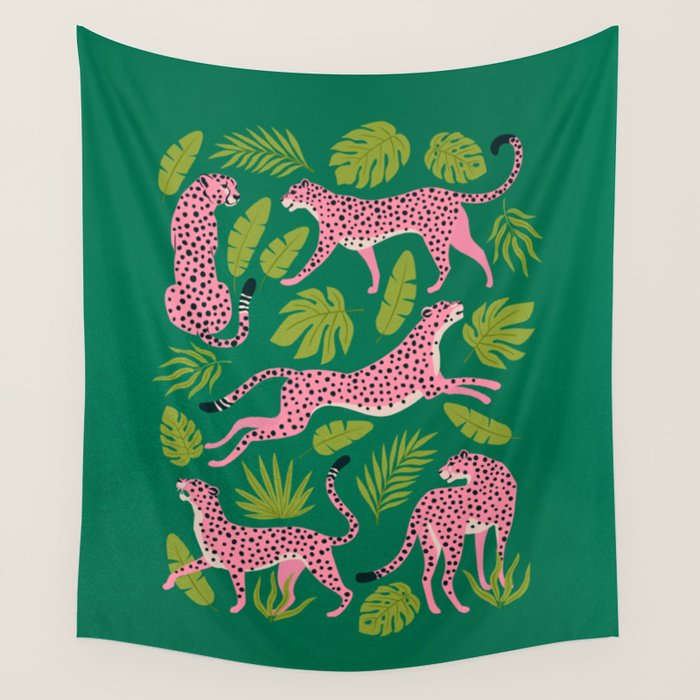 The Stare: Pop Tropical Edition Wall Tapestry Gallery Image 4