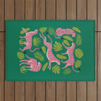 The Stare: Pop Tropical Edition Outdoor Rug Gallery Image 1