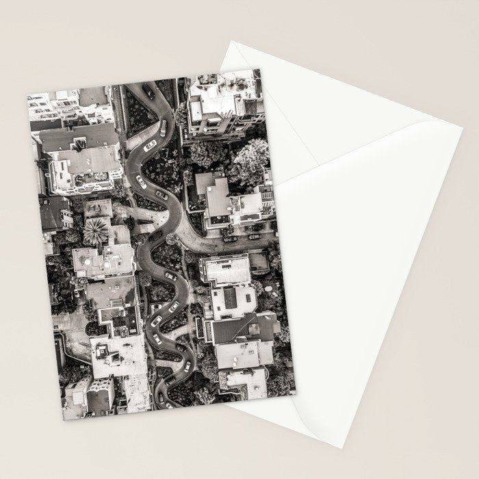 Lombard Street, San Francisco Stationery Card Gallery Image 2