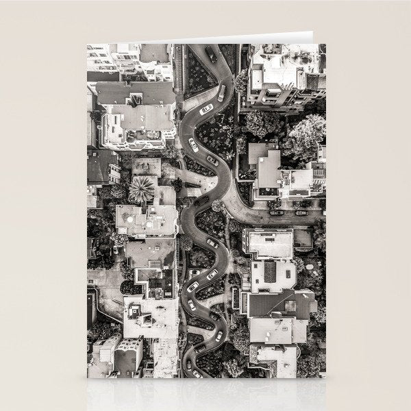Lombard Street, San Francisco Stationery Card Gallery Image 1