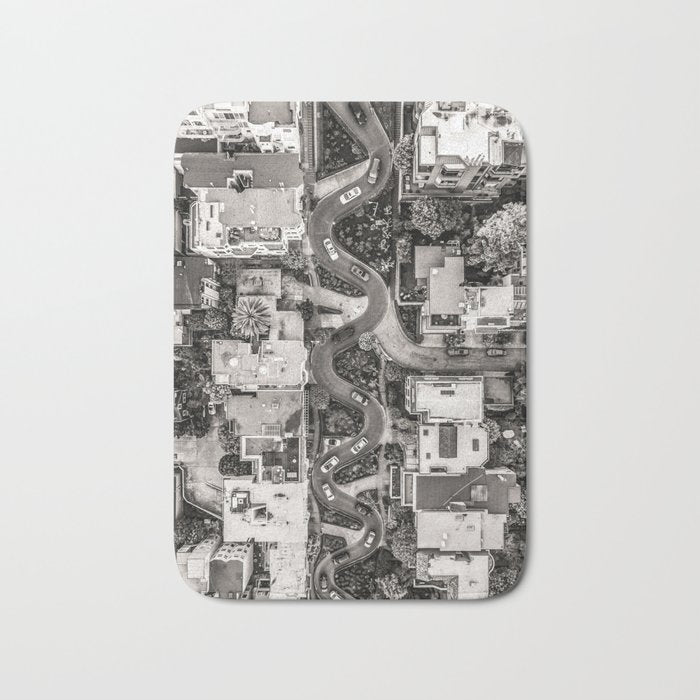 Lombard Street, San Francisco Bath Mat Gallery Image 1