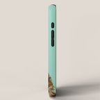 Bubble Gum Baby Cat in Green iPhone Case Gallery Image 2