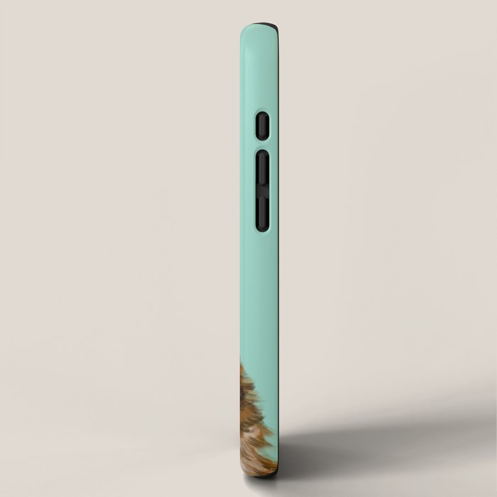Bubble Gum Baby Cat in Green iPhone Case Gallery Image 2