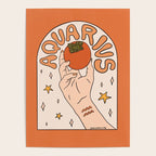 Aquarius Persimmon Poster Gallery Image 4
