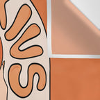 Aquarius Persimmon Wall Tapestry Gallery Image 3