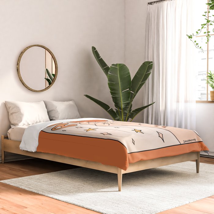 Aquarius Persimmon Comforter Gallery Image 2