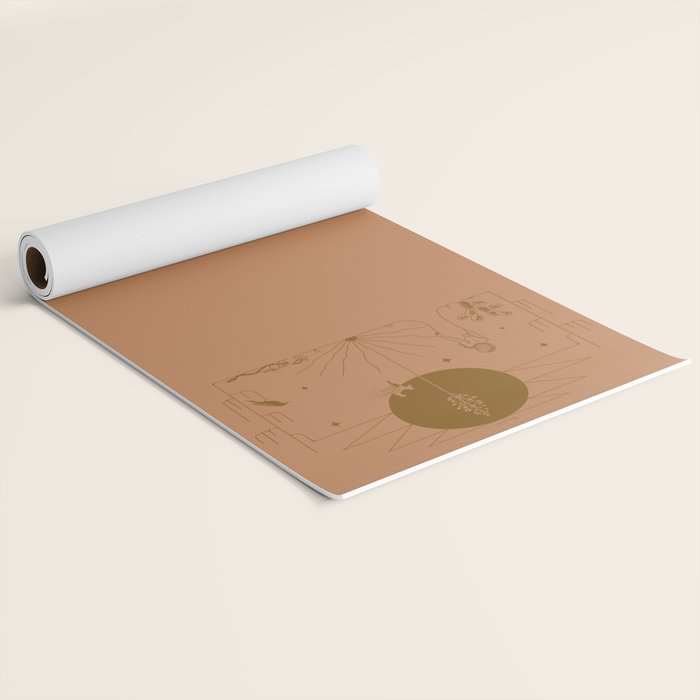 It Was All A Dream - Terracotta Yoga Mat Gallery Image 2
