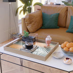 Bismarck Flare - Modern Photography Print Serving Tray Gallery Image 2