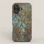 Aged Damask Texture 4 iPhone Case Gallery Image 1