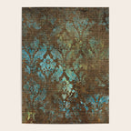Aged Damask Texture 4 Poster Gallery Image 4