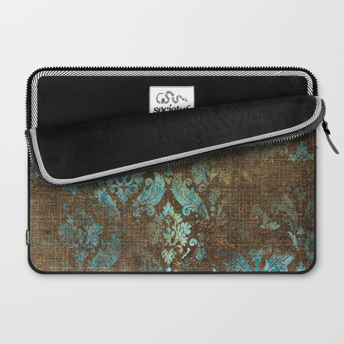 Aged Damask Texture 4 Laptop Sleeve Gallery Image 2