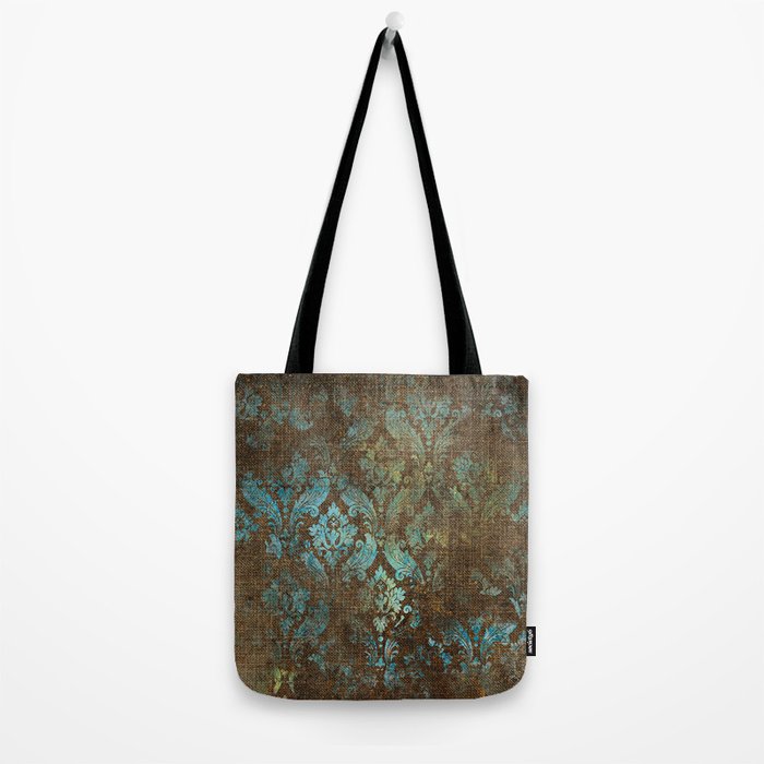 Aged Damask Texture 4 Tote Bag Gallery Image 2