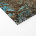 Aged Damask Texture 4 Welcome Mat Gallery Image 2