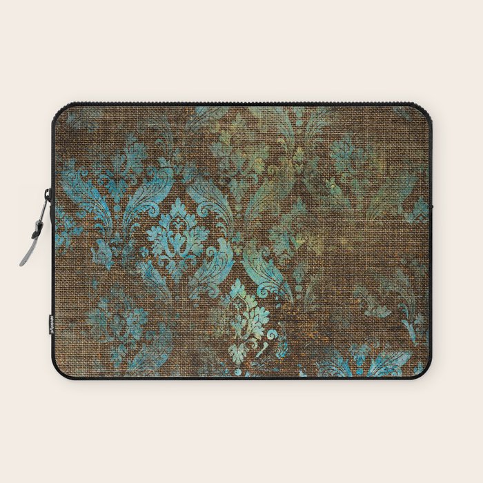 Aged Damask Texture 4 Laptop Sleeve Gallery Image 1