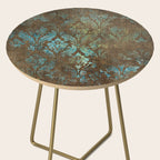 Aged Damask Texture 4 Side Table Gallery Image 2