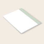 Minimal Abstract Matisse Monstera Pastel Sage Green 2/2 Notebook Gallery Image 3