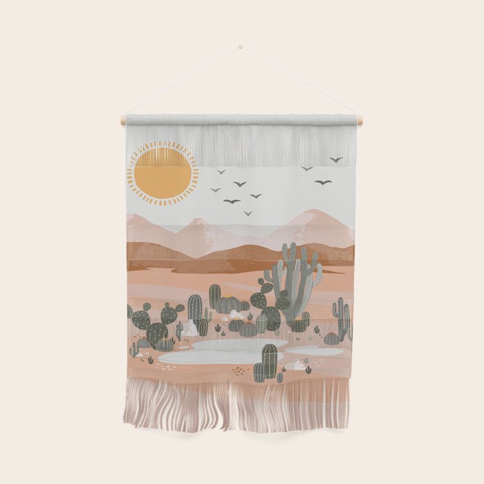Desert Landscape Oasis Wall Hanging Gallery Image 1