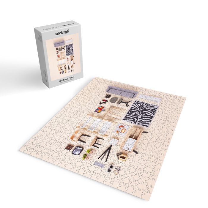 Dollhouse inventory / beige Jigsaw Puzzle Gallery Image 2
