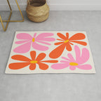 Bloom: Peach Matisse Color Series 04 Rug Gallery Image 1
