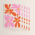 Bloom: Peach Matisse Color Series 04 Wrapping Paper Gallery Image 3