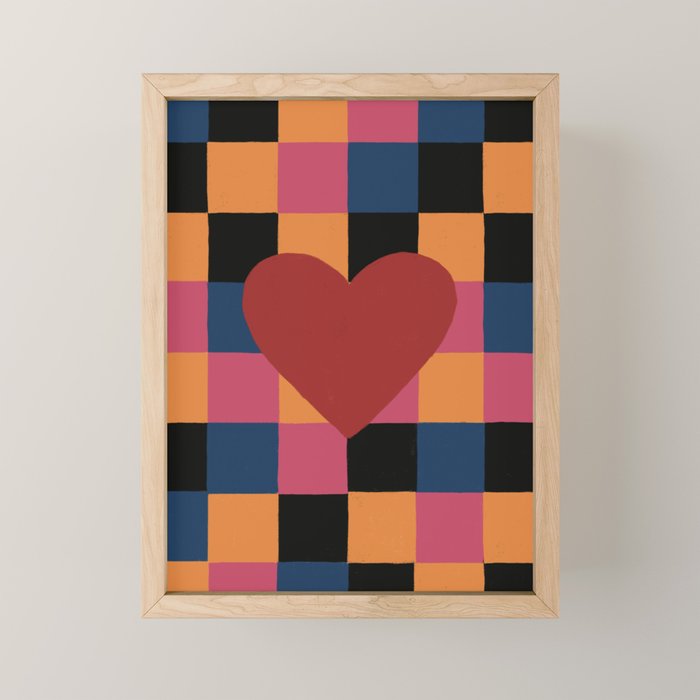 The heart Mini Art Print Gallery Image 1