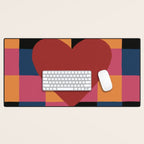 The heart Desk Mat Gallery Image 1