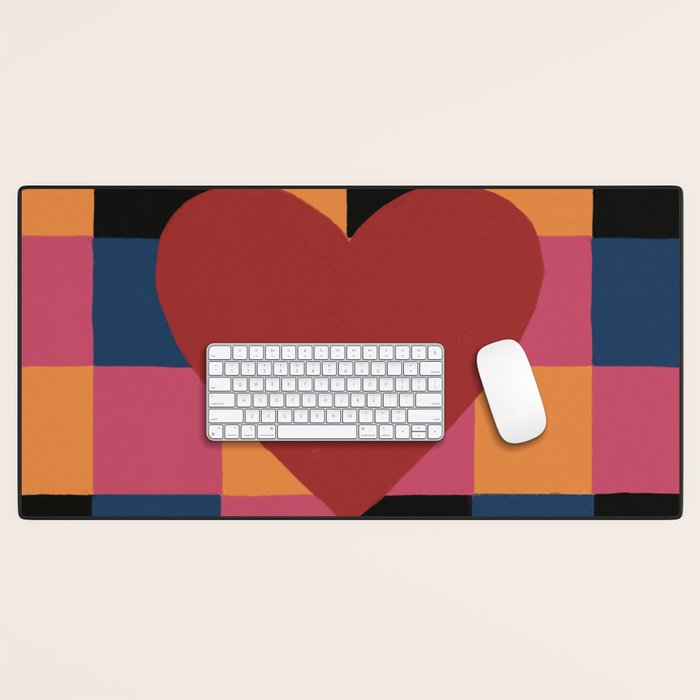 The heart Desk Mat Gallery Image 1