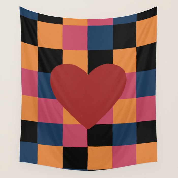 The heart Wall Tapestry Gallery Image 4