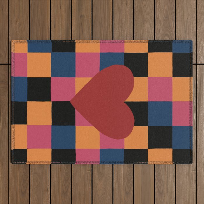 The heart Outdoor Rug Gallery Image 1