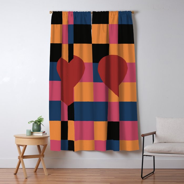 The heart Window Curtain Gallery Image 5