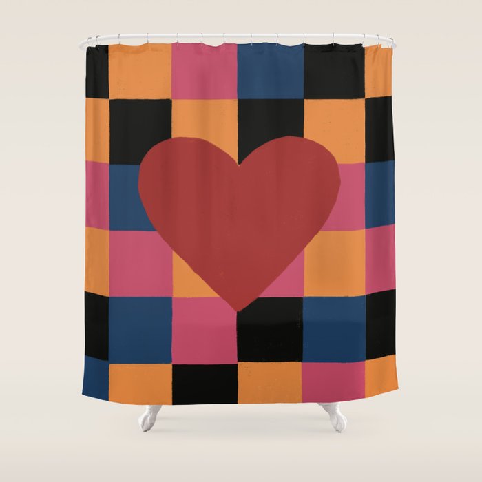 The heart Shower Curtain Gallery Image 1