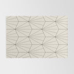 Gisela Geometric Line Art - Black and White Rug Gallery Image 2