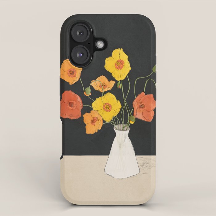 Field Wildflowers Black iPhone Case Gallery Image 1