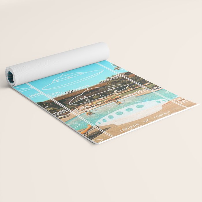 60s UFO sightings Yoga Mat Gallery Image 2