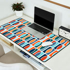 Colorful Mid Century design Desk Mat Gallery Image 2