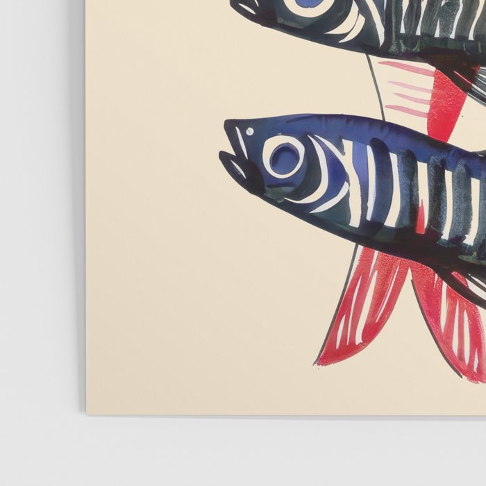 Deep Sea Stripes Poster Gallery Image 3