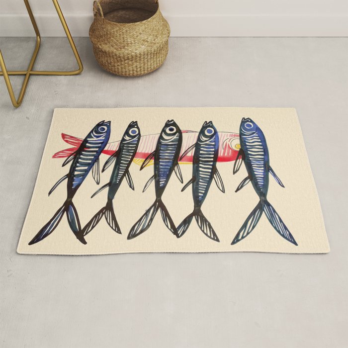 Deep Sea Stripes Rug Gallery Image 1