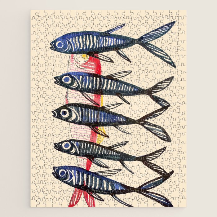 Deep Sea Stripes Jigsaw Puzzle Gallery Image 1
