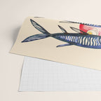 Deep Sea Stripes Wrapping Paper Gallery Image 2