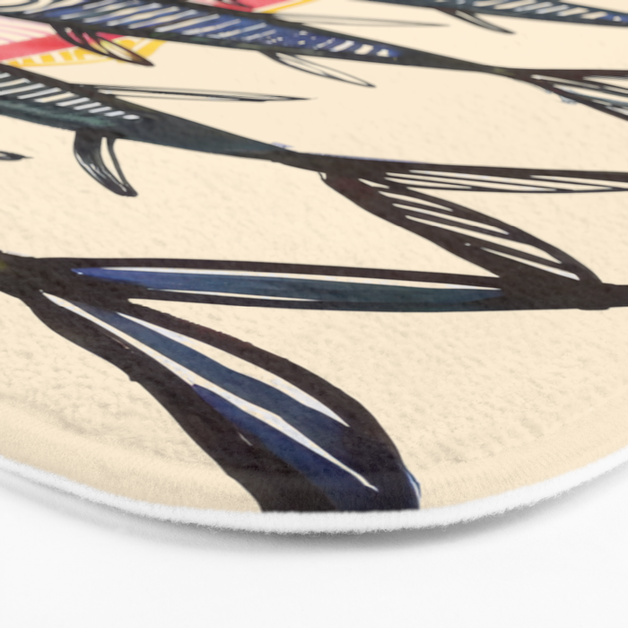 Deep Sea Stripes Bath Mat Gallery Image 3