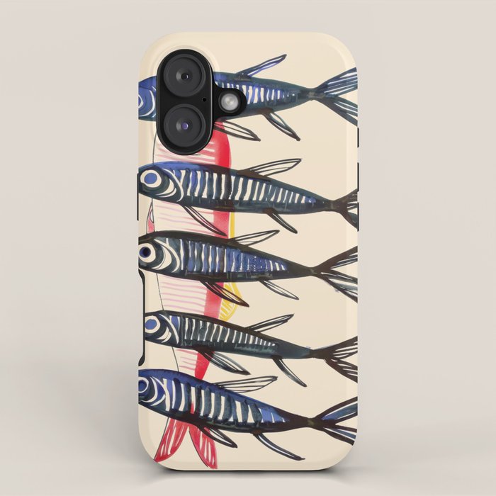 Deep Sea Stripes iPhone Case Gallery Image 1