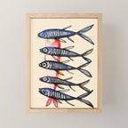 Deep Sea Stripes Mini Art Print Gallery Image 1