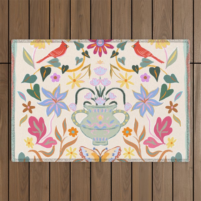 Magical Garden Outdoor Rug Gallery Image 1